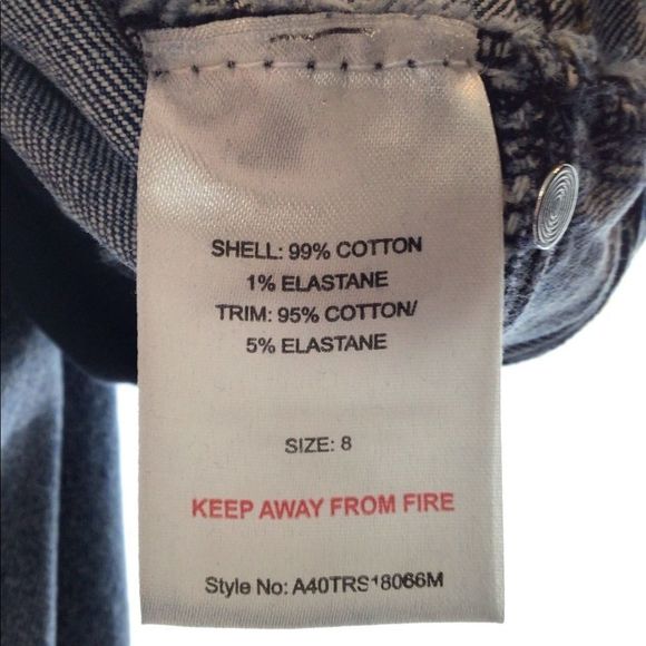 Urban Bliss Maternity Blue Jeans Size 4 Excellent Used Condition - Picture 7 of 8